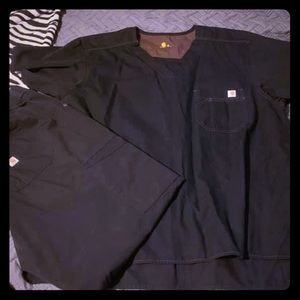 Carhartt scrubs XL top 2XL bottoms
